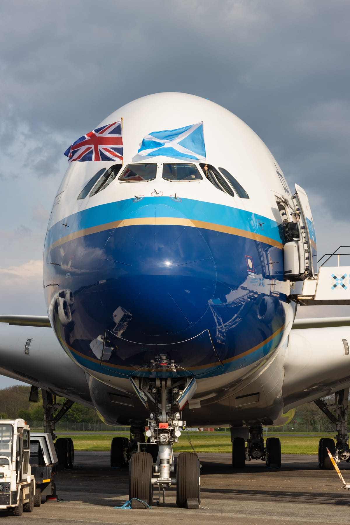 H Globl Arrives In Uk As Global Airlines Takes Transatlantic Stride