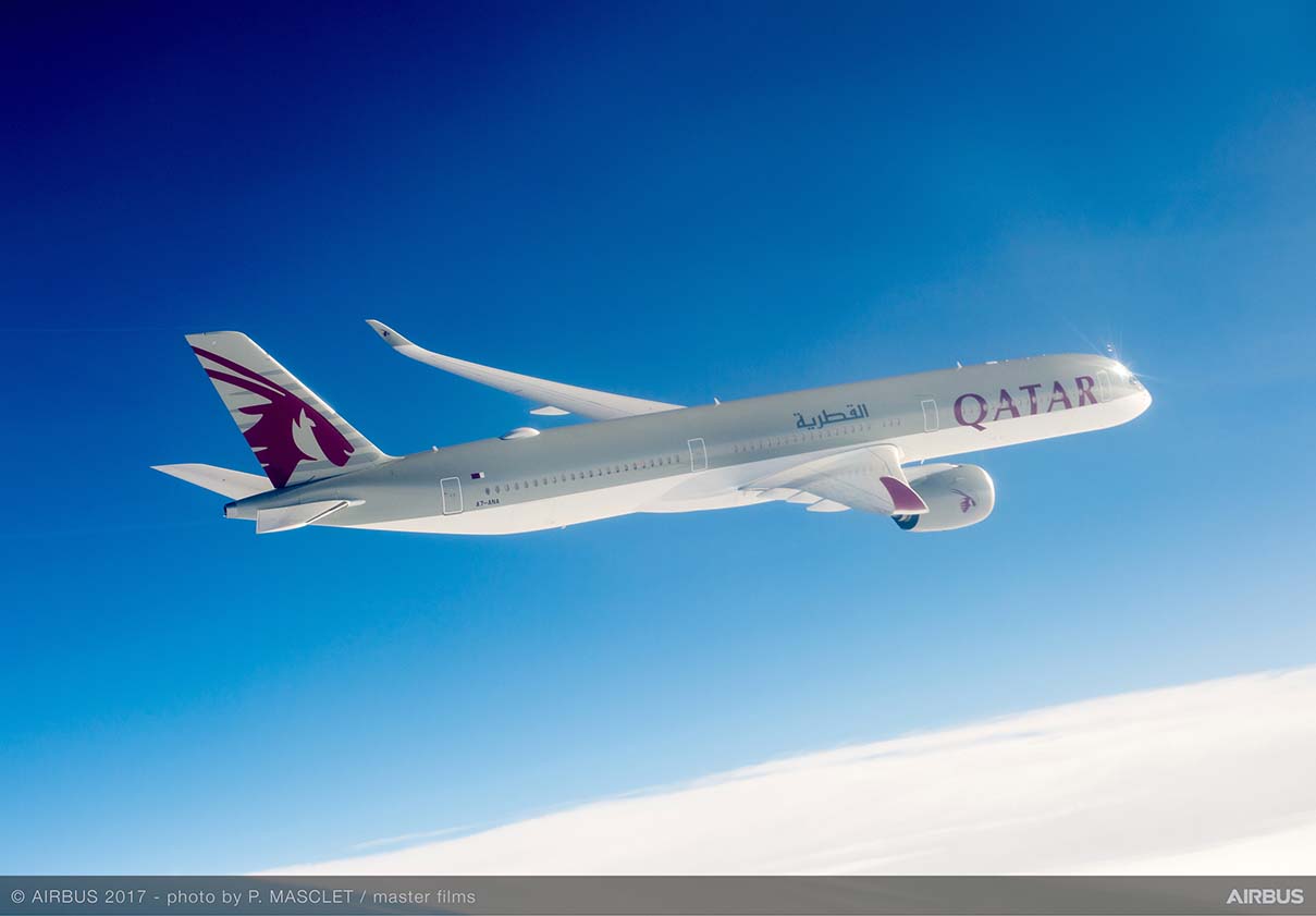 Qatar Airways Announces Upgrade Of Five Airbus A350 900s To A350 1000s 8195