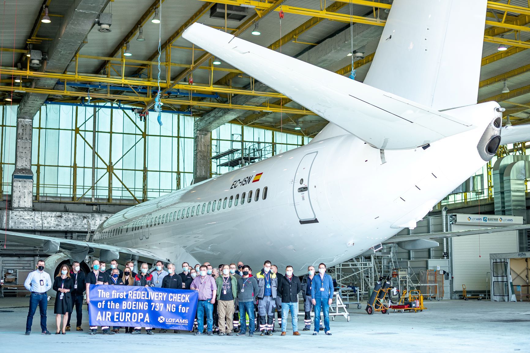 Lotams Performs The B737 Ng Redelivery Check For Air Europa