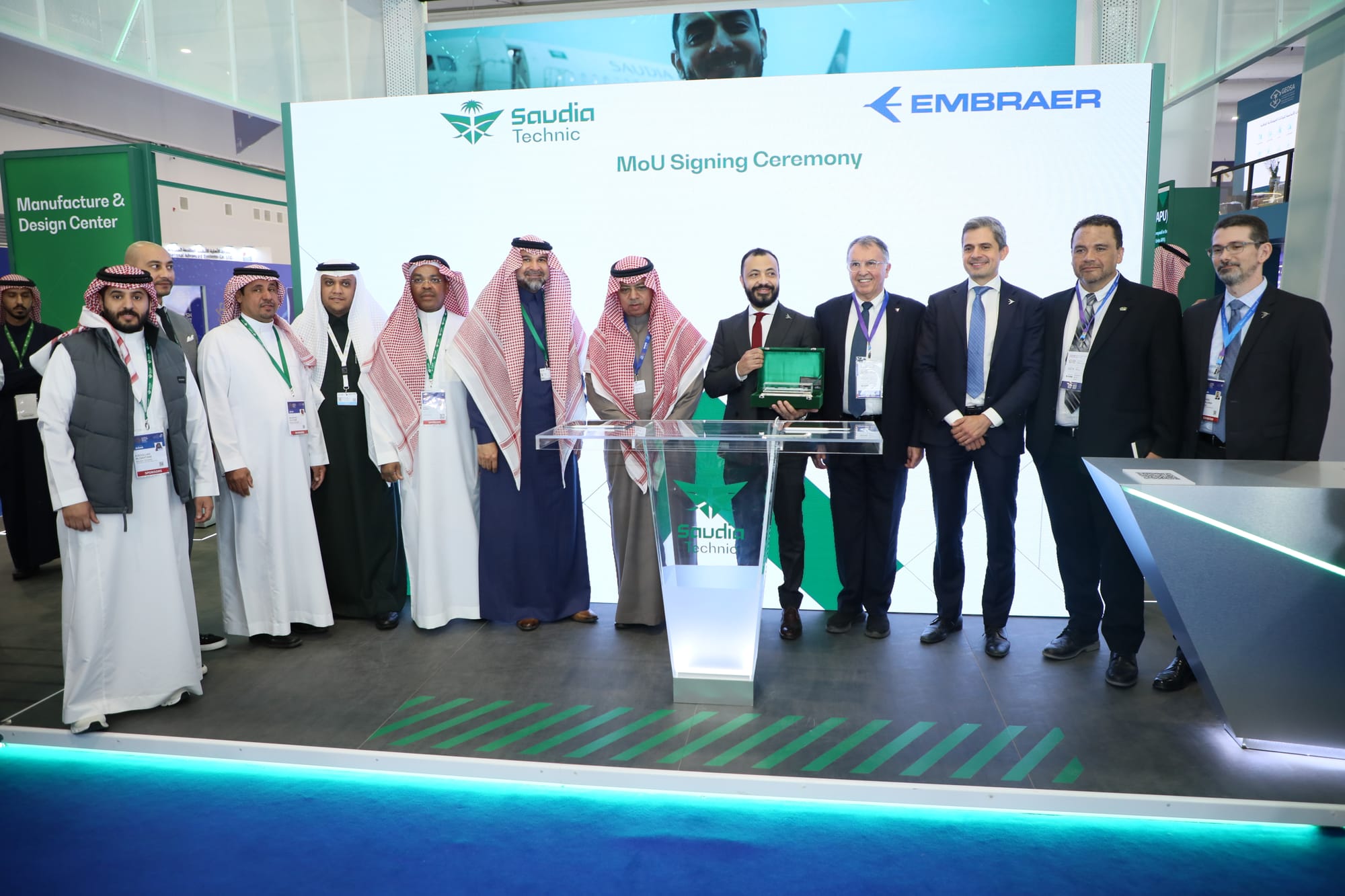 Saudia Technic and Embraer Services & Support sign MoU to start maintenance and training collaboration