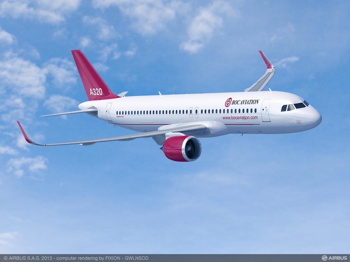 BOC Aviation purchases 17 A320neo Family aircraft from Airbus